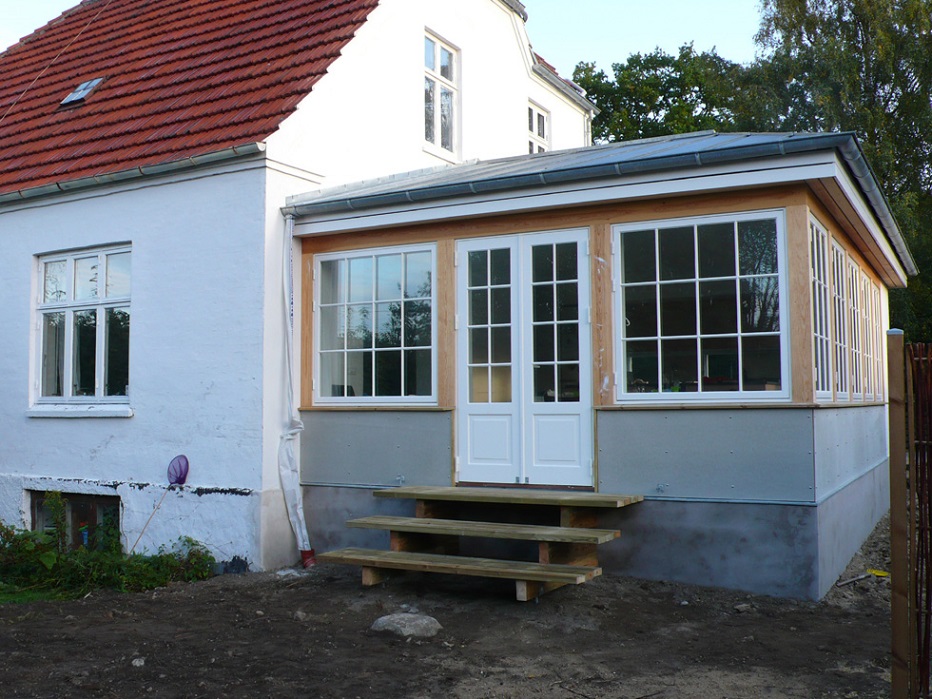 Gammel Amtsvej 7, tilbygning set udefra